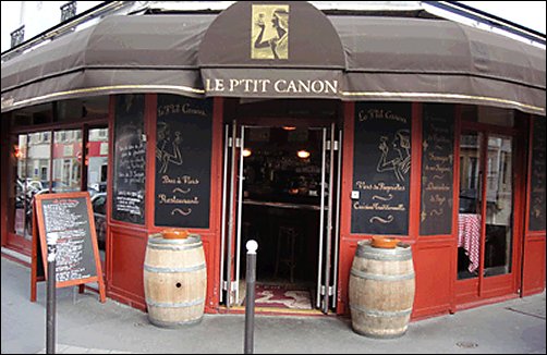 Panoramique du restaurant Le P'tit Canon de Legendre à Paris