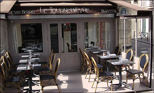 Panoramique du restaurant Le Tournebievre à Paris