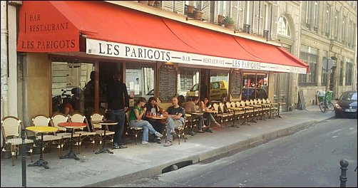 Panoramique du restaurant Les Parigots à Paris