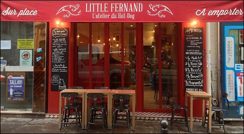 Panoramique du restaurant Little Fernand à Paris