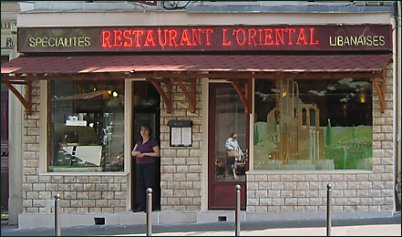 Panoramique du restaurant L'Oriental à Paris