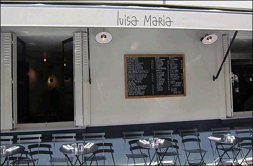Panoramique du restaurant Luisa Maria à Paris
