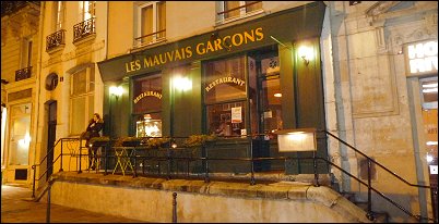 Panoramique du restaurant Les Mauvais Garçons à Paris