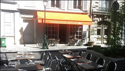 Panoramique du restaurant La Mauvaise Réputation à Paris