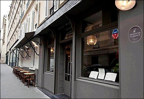 Panoramique du restaurant Monsieur le Prince à Paris