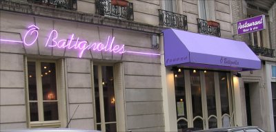 Panoramique du restaurant O Batignolles à Paris