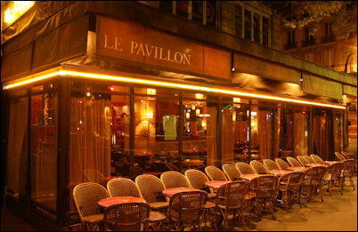 Panoramique du restaurant Café Le Pavillon à Paris