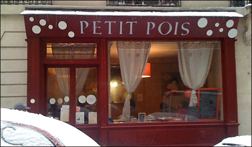 Panoramique du restaurant Petit Pois à Paris