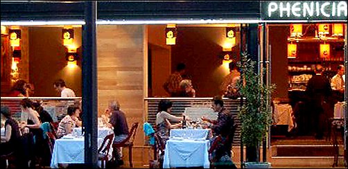 Panoramique du restaurant Phénicia à Paris