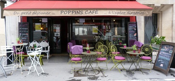 Panoramique du restaurant Poppins café à Paris