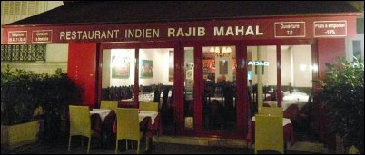 Panoramique du restaurant Rajib Mahal à Paris
