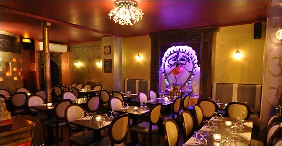 Panoramique du restaurant Indian House à Paris