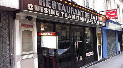 Panoramique du restaurant Restaurant de la Tour à Paris