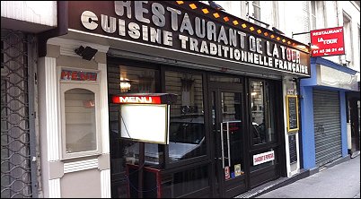 la tour restaurant horaire