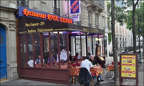 Panoramique du restaurant Royal Kashmir à Paris