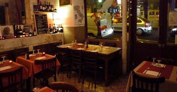 Panoramique du restaurant Sale e Pepe à Paris