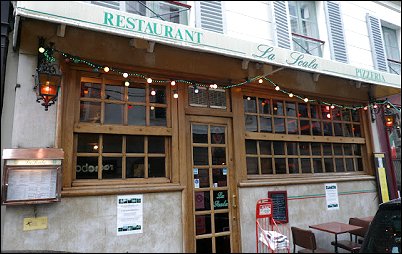 Panoramique du restaurant La Scala à Paris