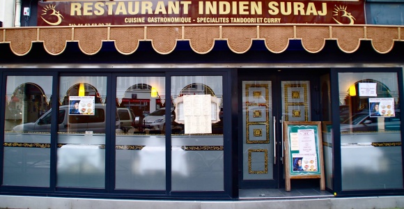 Panoramique du restaurant Suraj du 15ème à Paris