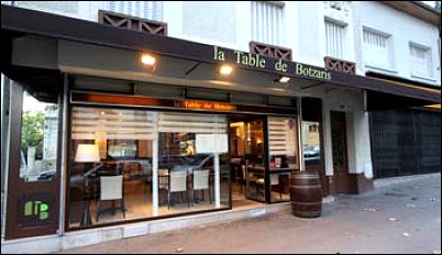 Panoramique du restaurant La Table de Botzaris à Paris