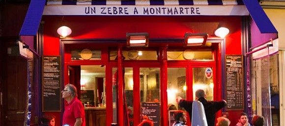 Panoramique du restaurant Un Zèbre à Montmartre à Paris