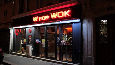Panoramique du restaurant W for Wok à Paris