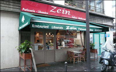 Panoramique du restaurant Zein à Paris