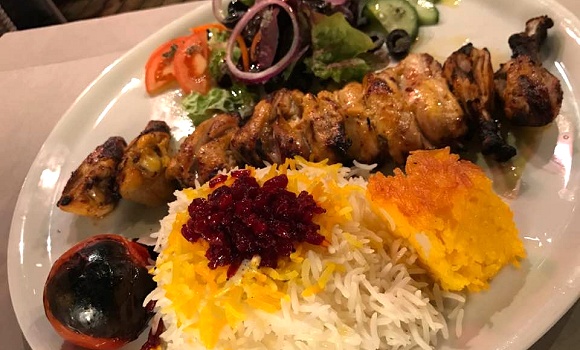 Restaurant Shabestan - Plat iranien