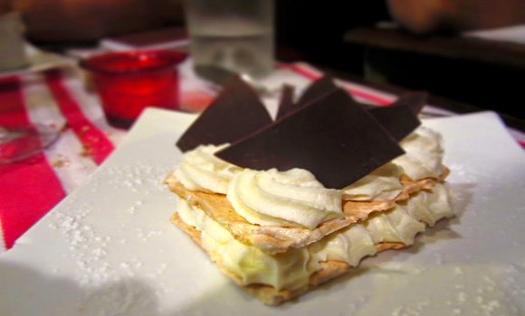 Restaurant Afaria - Mille feuille de meringue chez Afaria