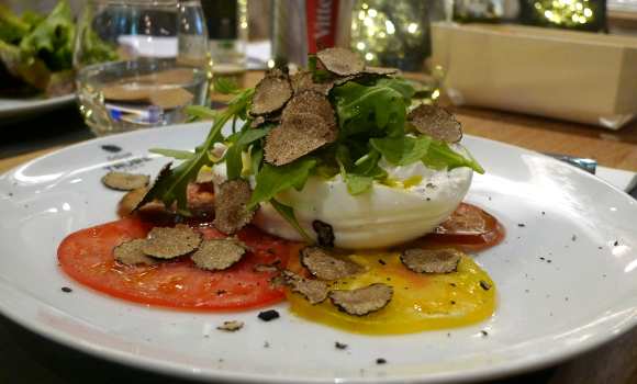 Restaurant Artisan de la Truffe - Buratta à la truffe