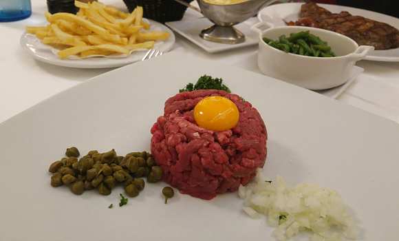 Restaurant Au Boeuf Couronné - Tartare de boeuf