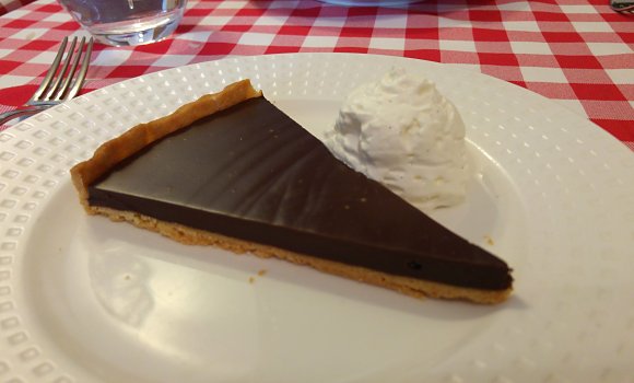 Restaurant Au Petit Tonneau - Tarte au chocolat