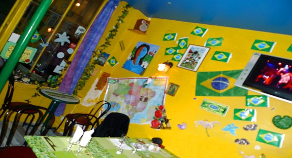Restaurant Carajas - Les couleurs du Brésil sont bien présentes