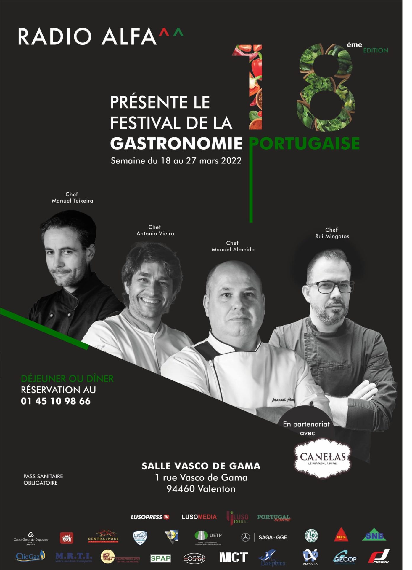 Restaurant Festival de la Gastronomie Portugaise - Affiche du Festival