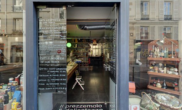 Restaurant Il Prezzemolo  - Dévanture de ce restaurant épicerie italien