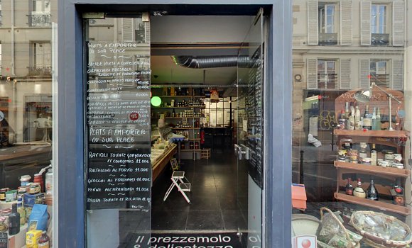 Restaurant Il Prezzemolo - Dévanture de ce restaurant épicerie italien