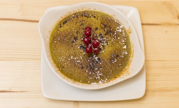 Restaurant Wa Izakaya - Crême brulée au thé vert