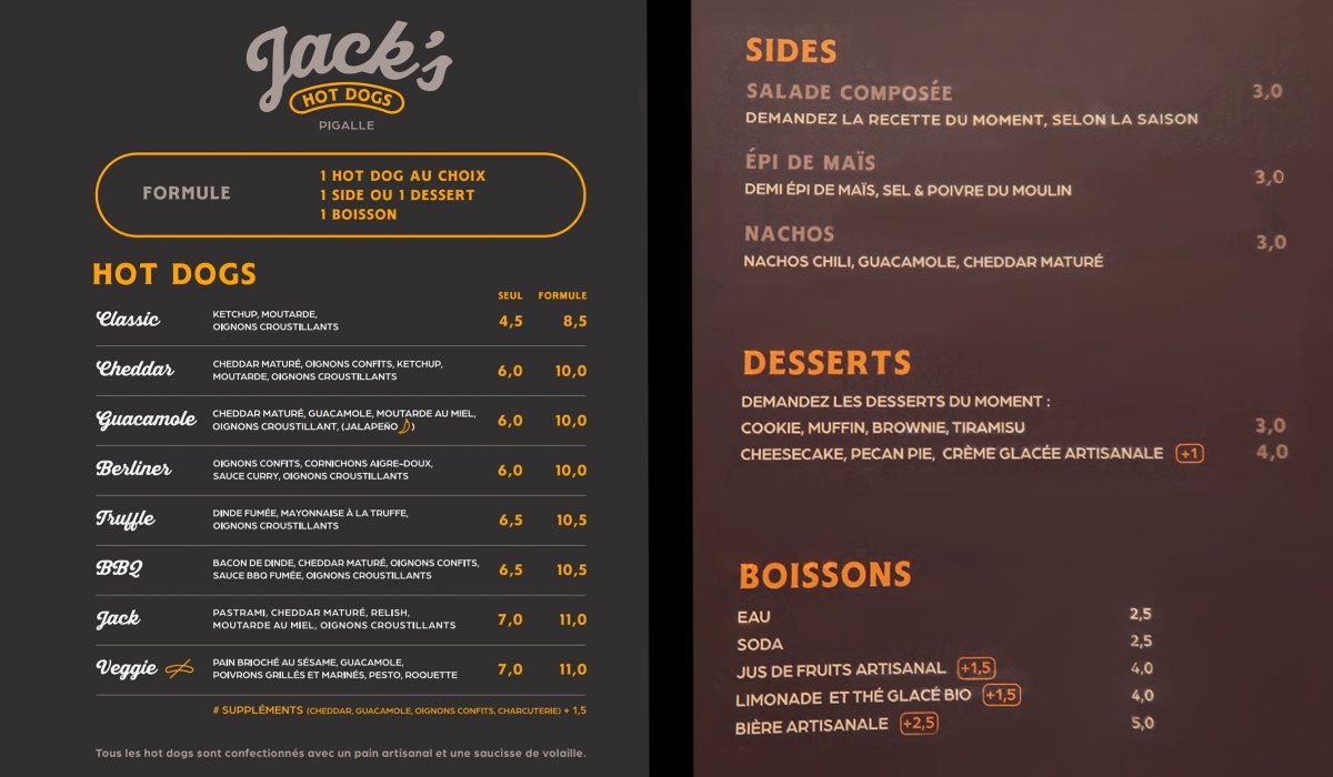 Restaurant Jack's Hot Dogs -
