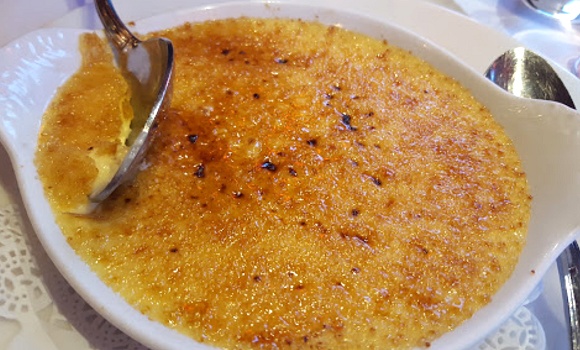 Restaurant La Rotonde en Montparnasse - Crème brulée