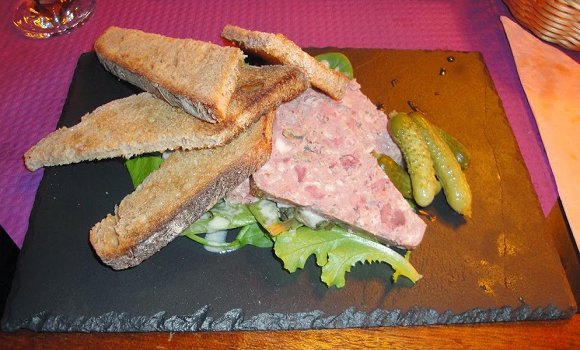Restaurant Le Baratin - Terrine de caille aux olives du Baratin