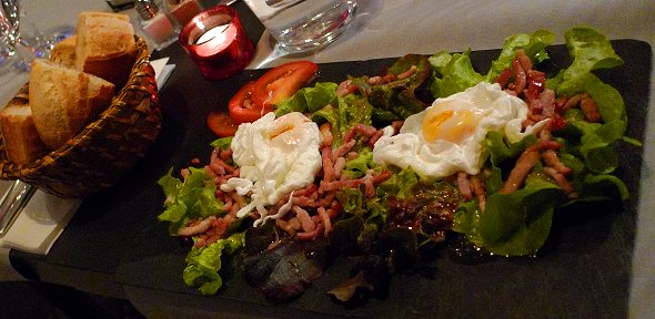 Restaurant Le Beho - Grande salades aux lardons