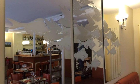 Restaurant Le Berry - Bel effet au mirroir