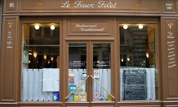 Restaurant Le Faux Filet - Dévanture