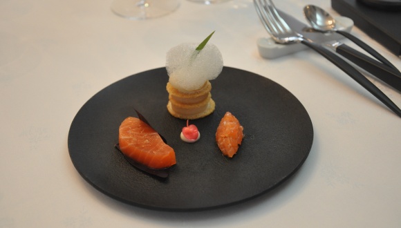 Restaurant Neige d'été - Saumon mariné aux agrumes