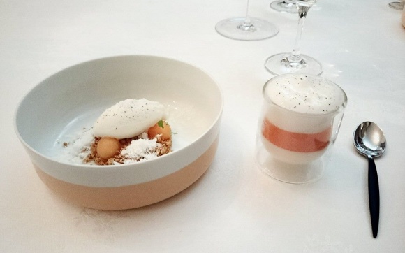 Restaurant Neige d'été - Melon mascarpone