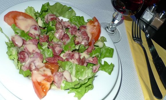 Restaurant Pizza d'Este - Salade de gésiers chez Pizza d'Este