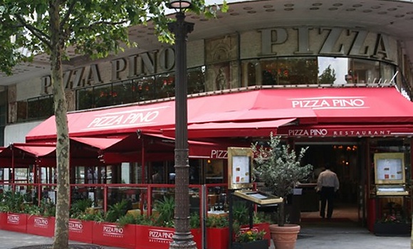 Restaurant Pizza Pino Champs Elysées - Devanture