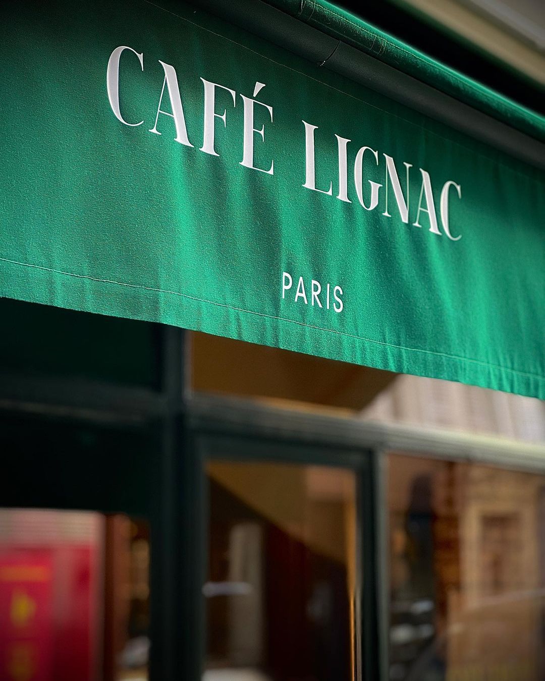 Restaurant Café Lignac - Auvent vert
