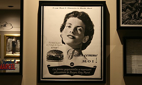 Restaurant King Marcel - Belle affiche