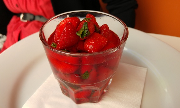 Restaurant Les Artistes - Soupe de fraises