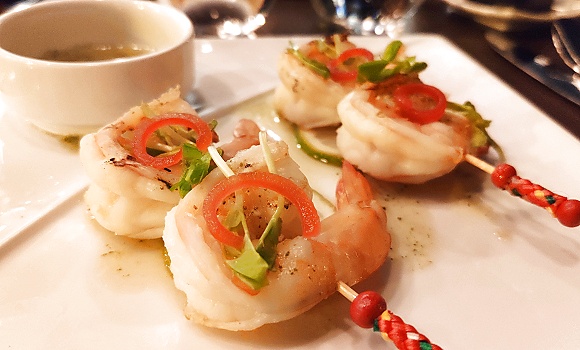 Restaurant Restaurant Moom Mam - Brochettes de crevettes